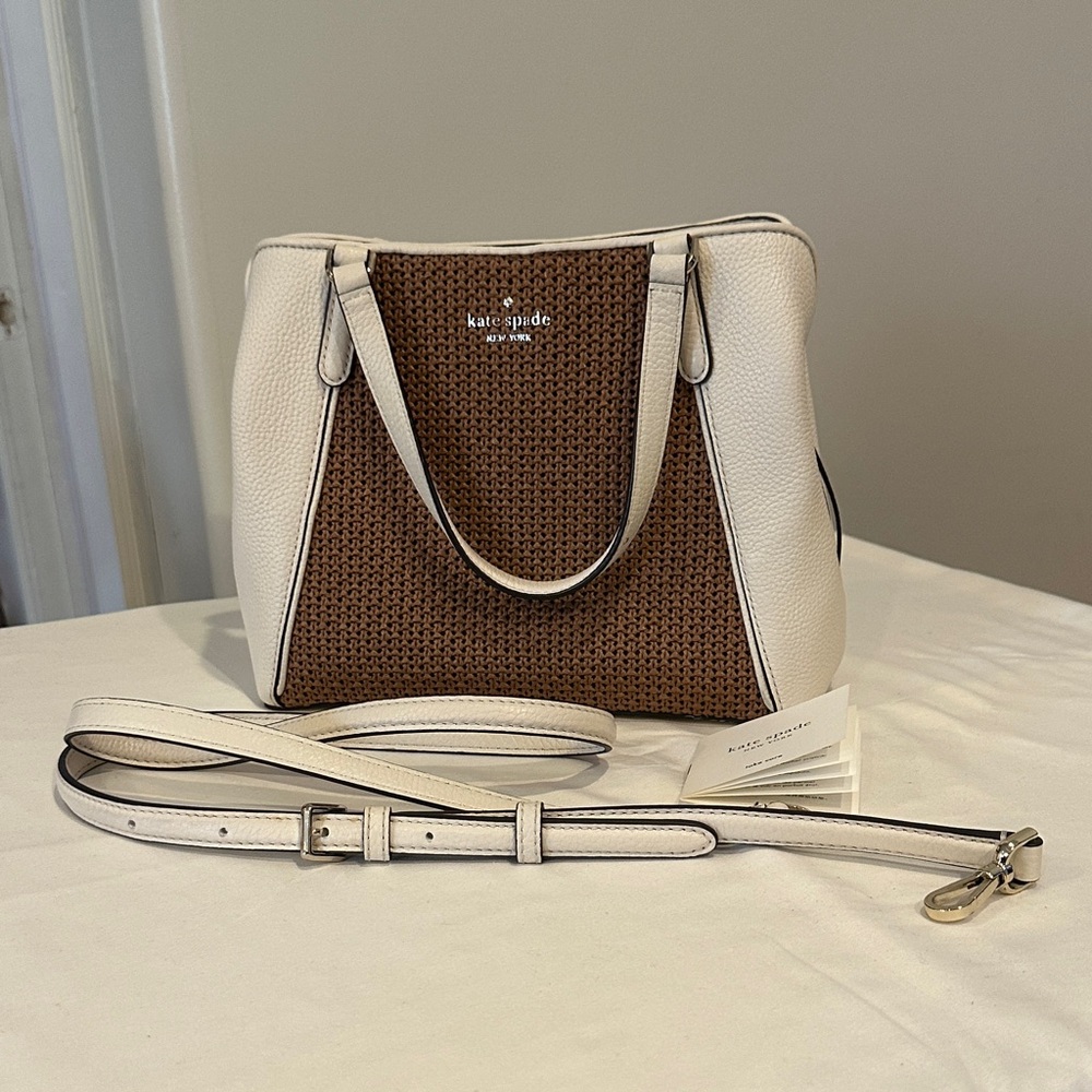 Kate Spade Jackson Straw Leather Bag